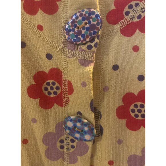 Long 100% Cotton Cardigan Boyfriend 2 Button Top Open Bottom Side Pocket USA - Picture 2 of 9